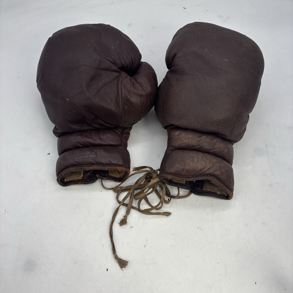 Vintage Wilson H1116 16 oz boxing gloves made in the U.S.A.